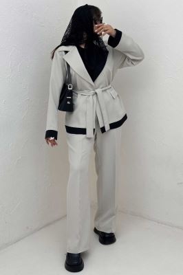 ست کت و شلوار مازراتی دورنگ پرنسس