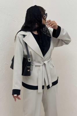 ست کت و شلوار مازراتی دورنگ پرنسس