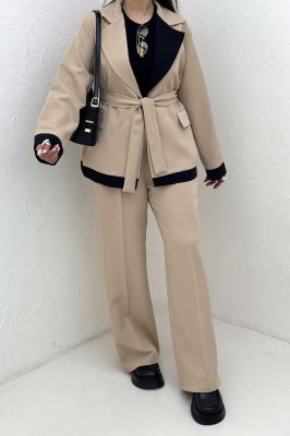 ست کت و شلوار مازراتی دورنگ پرنسس