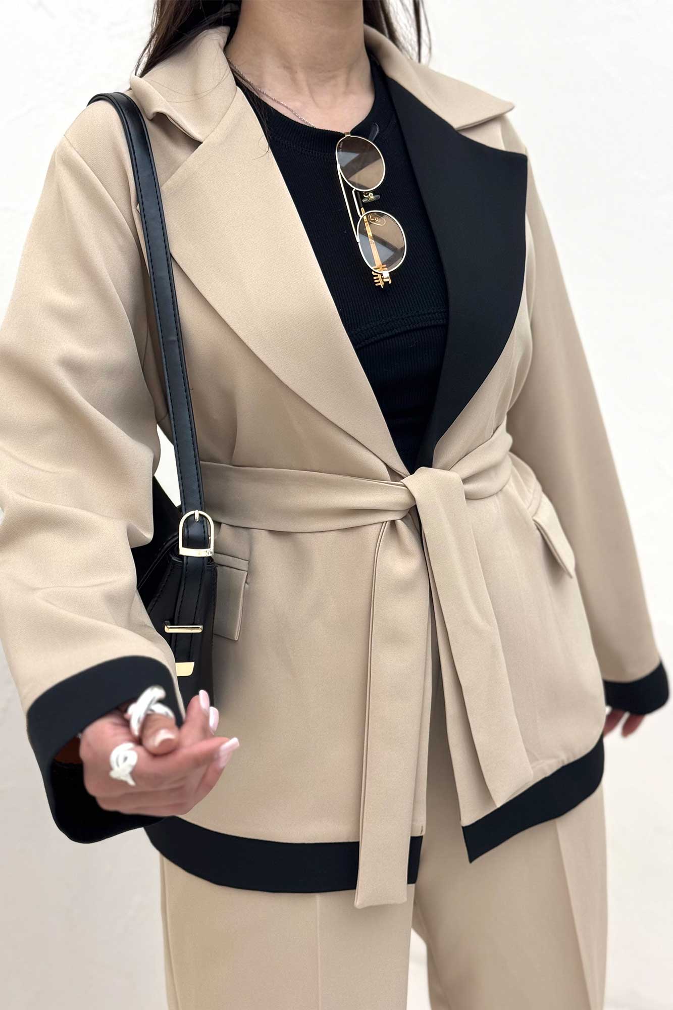 ست کت و شلوار مازراتی دورنگ پرنسس