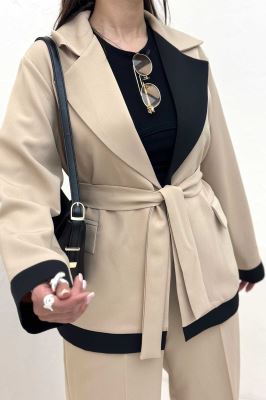 ست کت و شلوار مازراتی دورنگ پرنسس