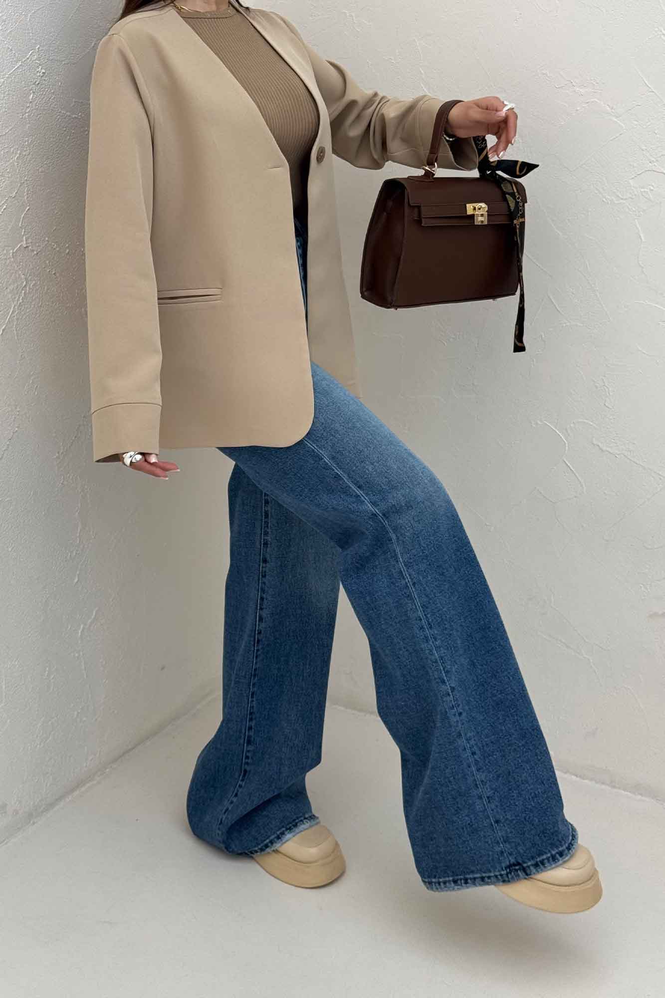 کت مازراتی تک دکمه جیب فیلتو