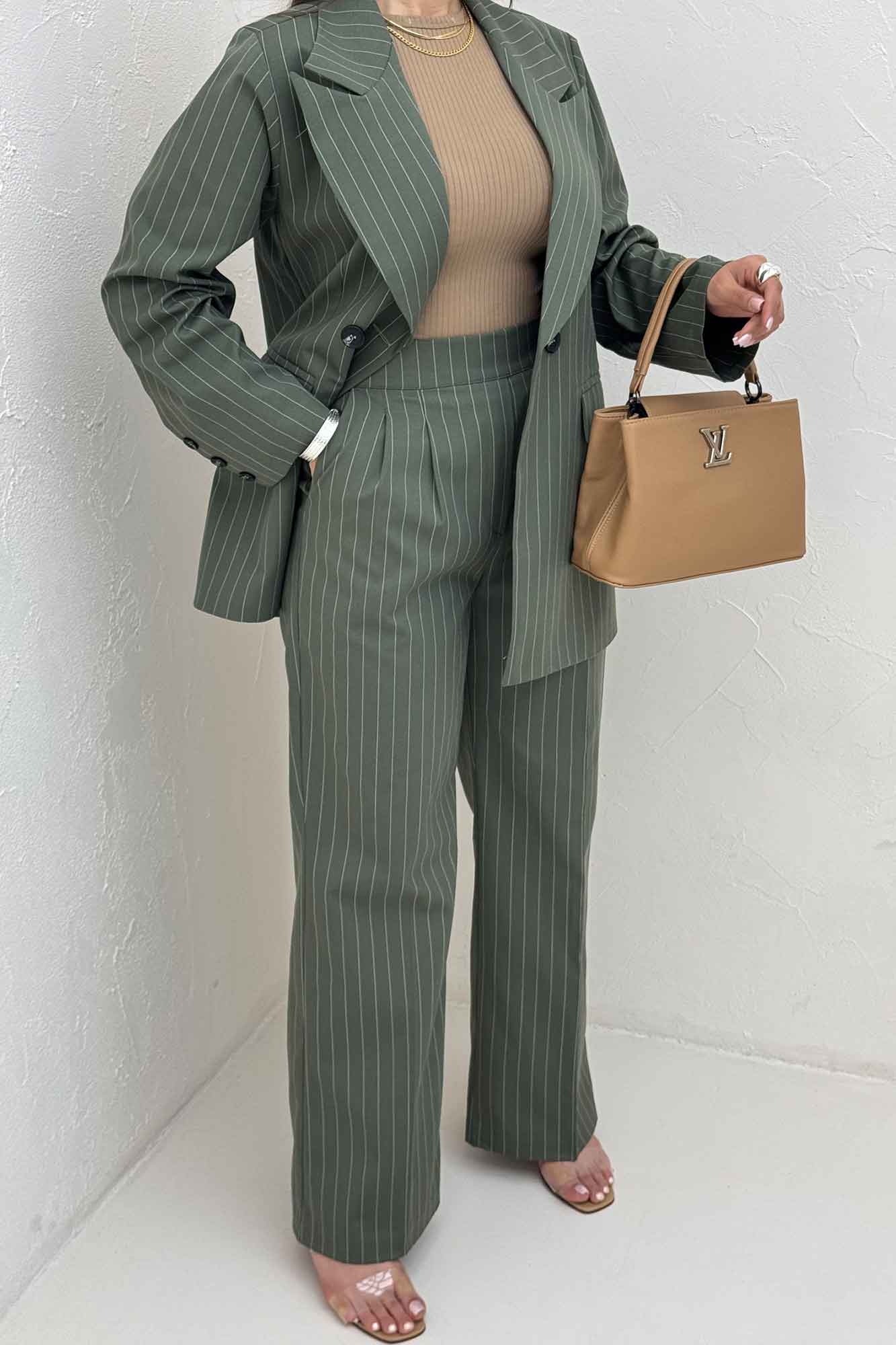 ست کت و شلوار لینن دیپلمات هوستا