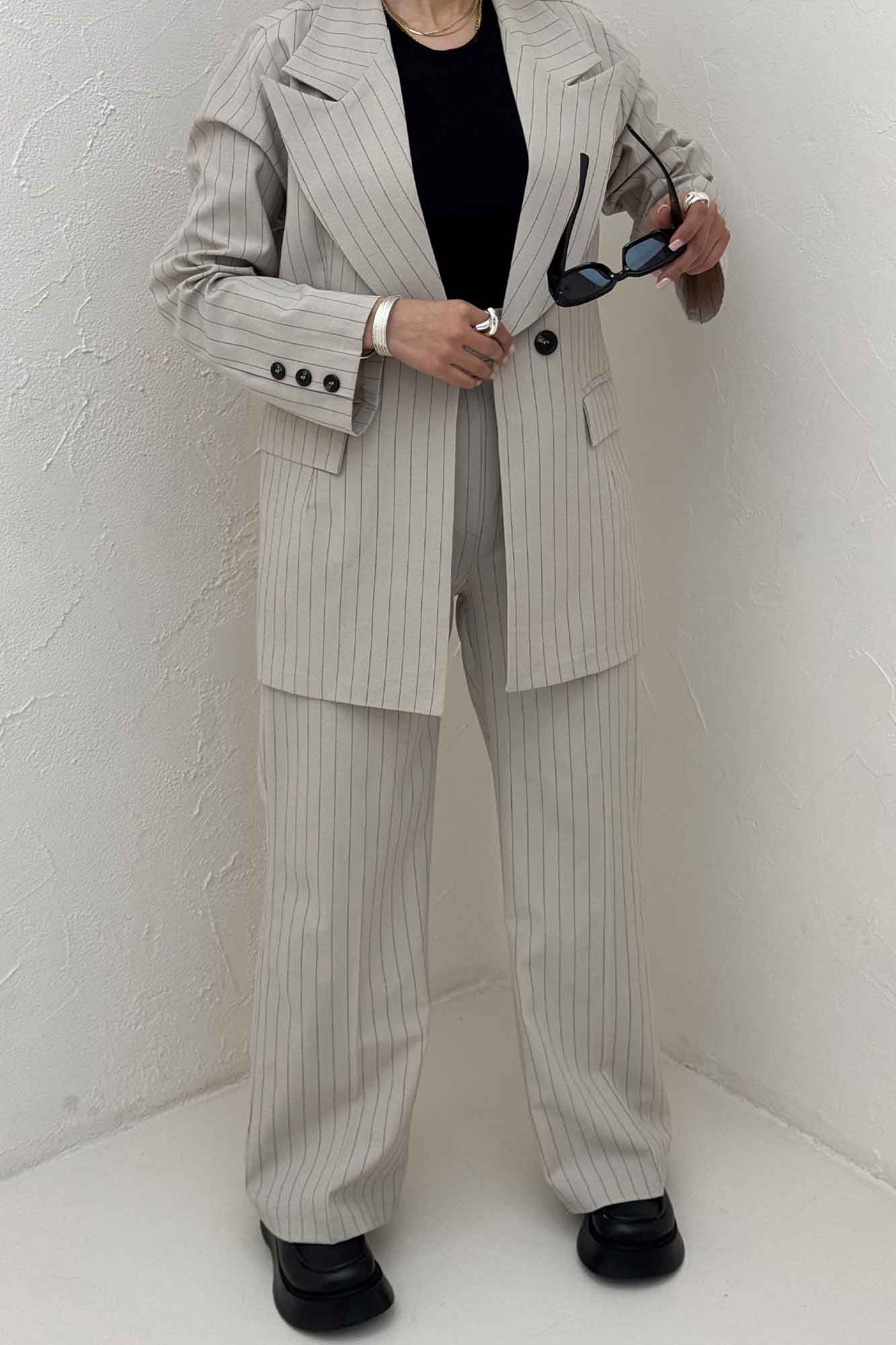 ست کت و شلوار لینن دیپلمات هوستا