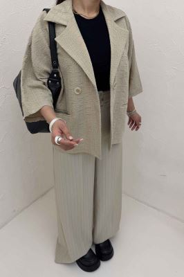 کت آستین سه رب کوک دوزی