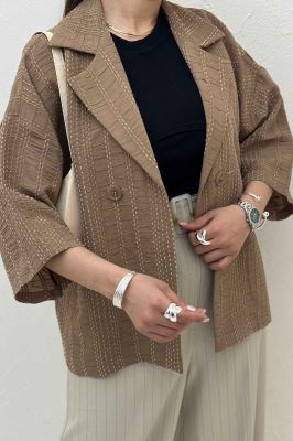 کت آستین سه رب کوک دوزی