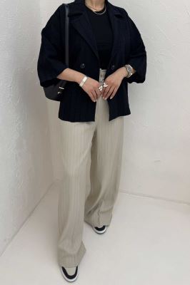 کت آستین سه رب کوک دوزی