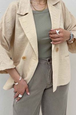 کت آستین سه رب کوک دوزی