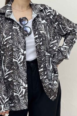 شومیز ساتن حریر طرح برگینه