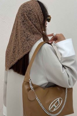 روسری سه گوش گیپور طرح یک