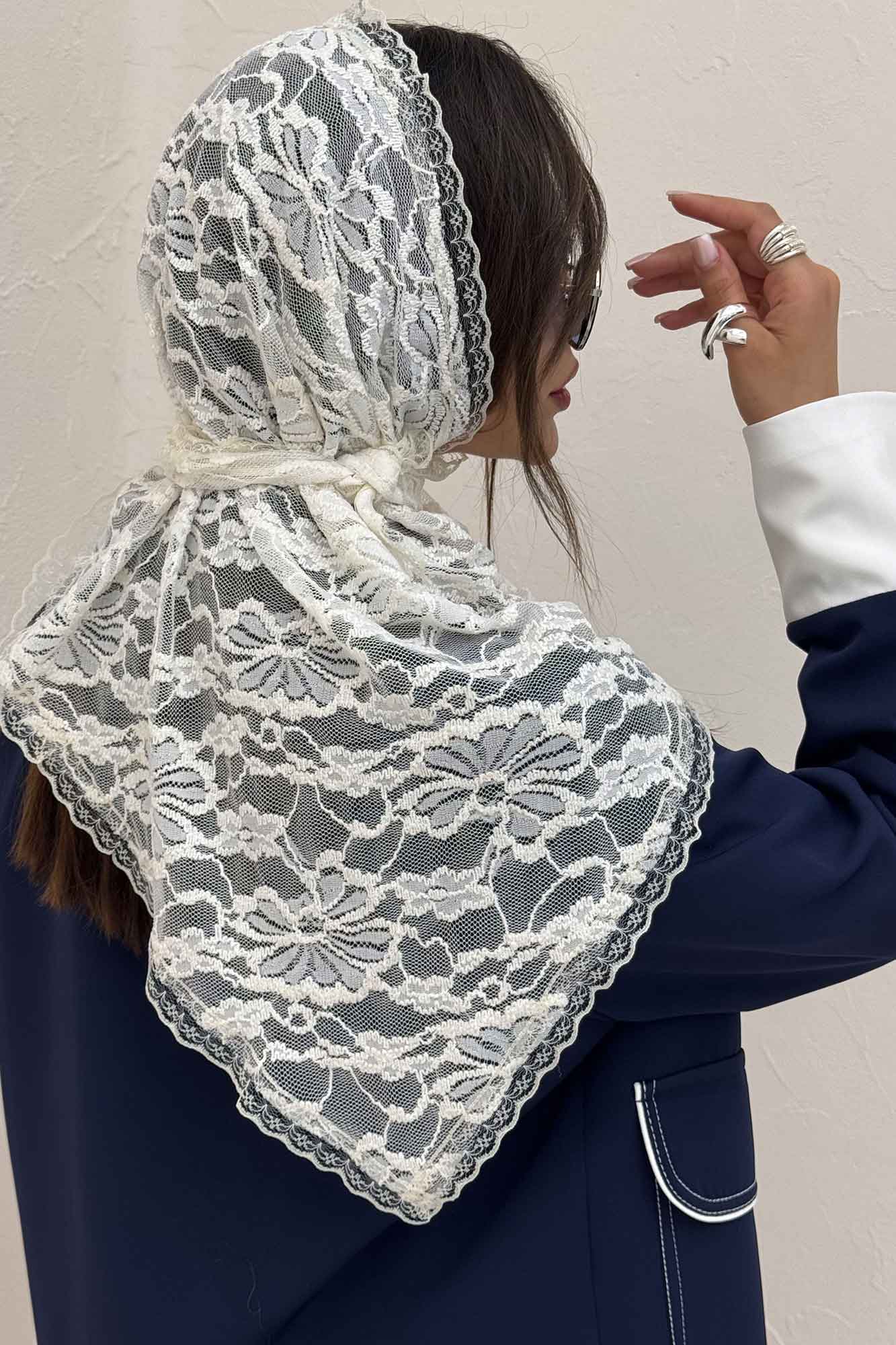 روسری سه گوش گیپور