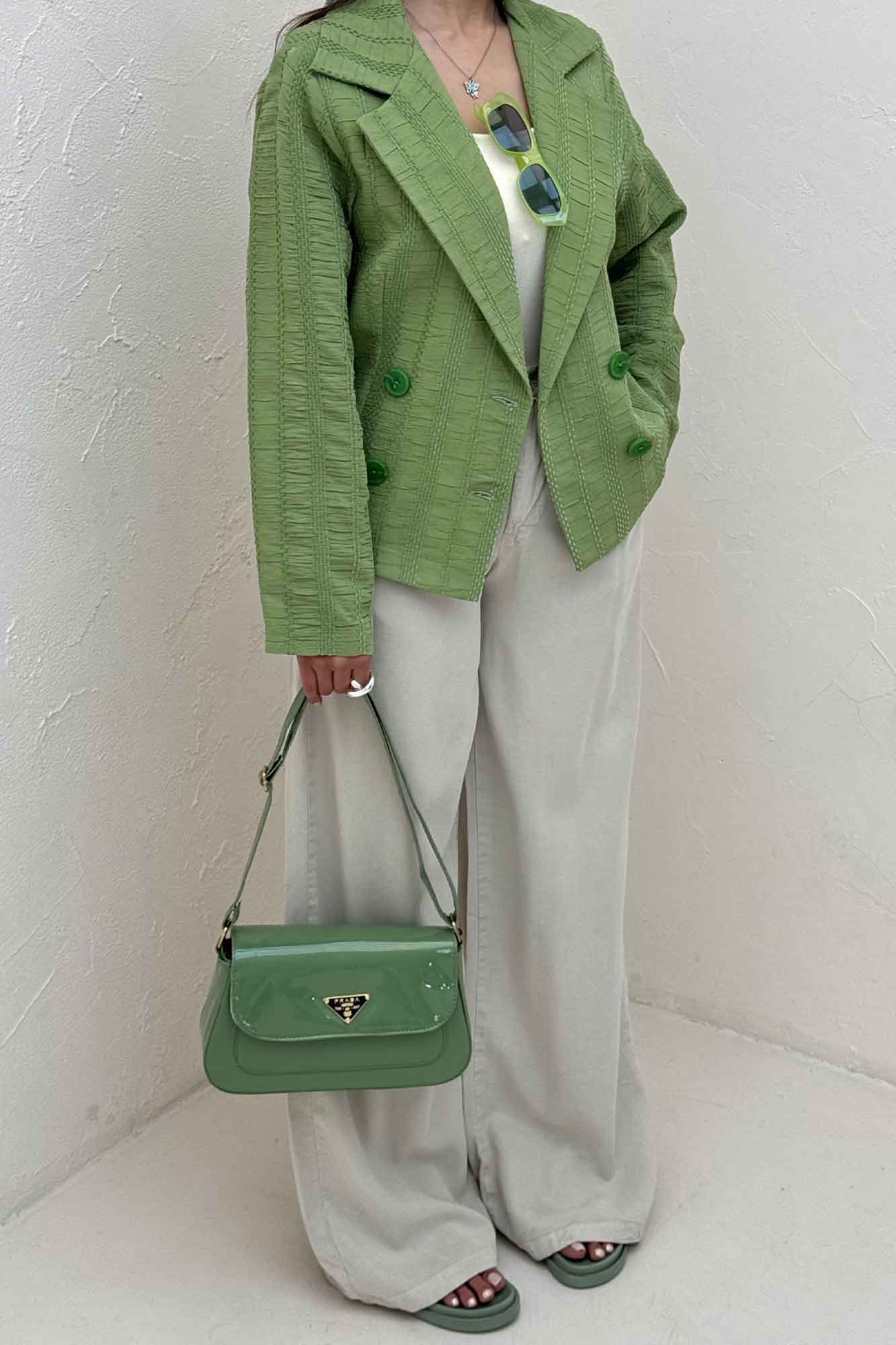 کت کوک دوزی 4 دکمه کمر ساسون 