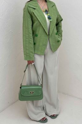 کت کوک دوزی 4 دکمه کمر ساسون 