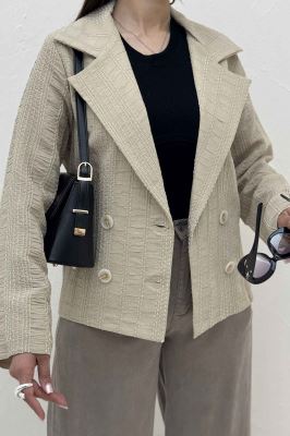 کت کوک دوزی 4 دکمه کمر ساسون 