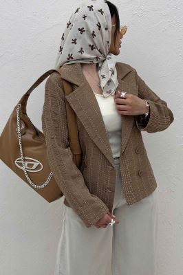 کت کوک دوزی 4 دکمه کمر ساسون 