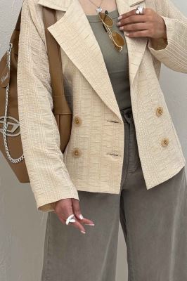 کت کوک دوزی 4 دکمه کمر ساسون 