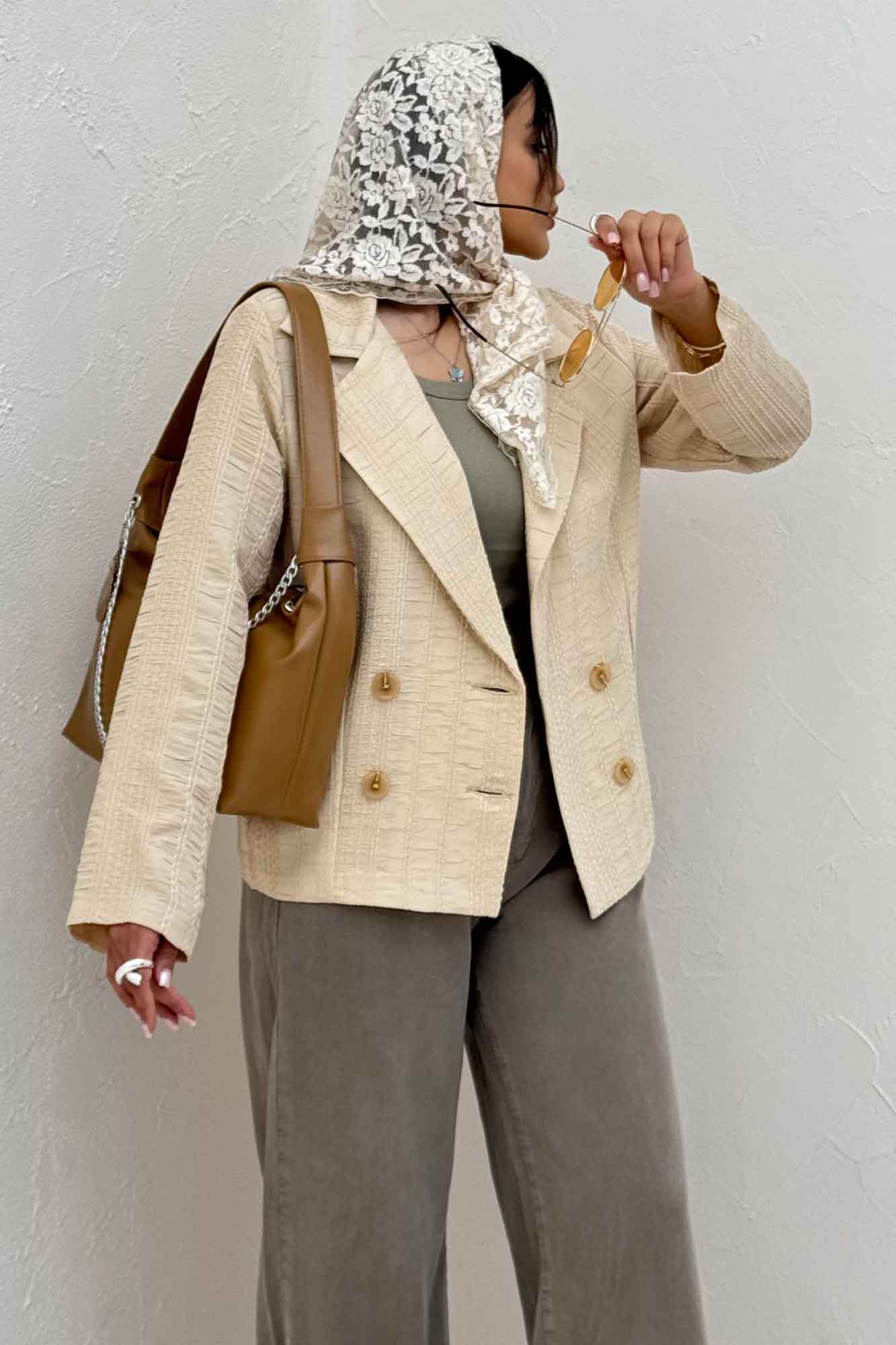 کت کوک دوزی 4 دکمه کمر ساسون 