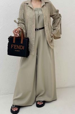 شومیز مانتویی شانتون زارا لویسا