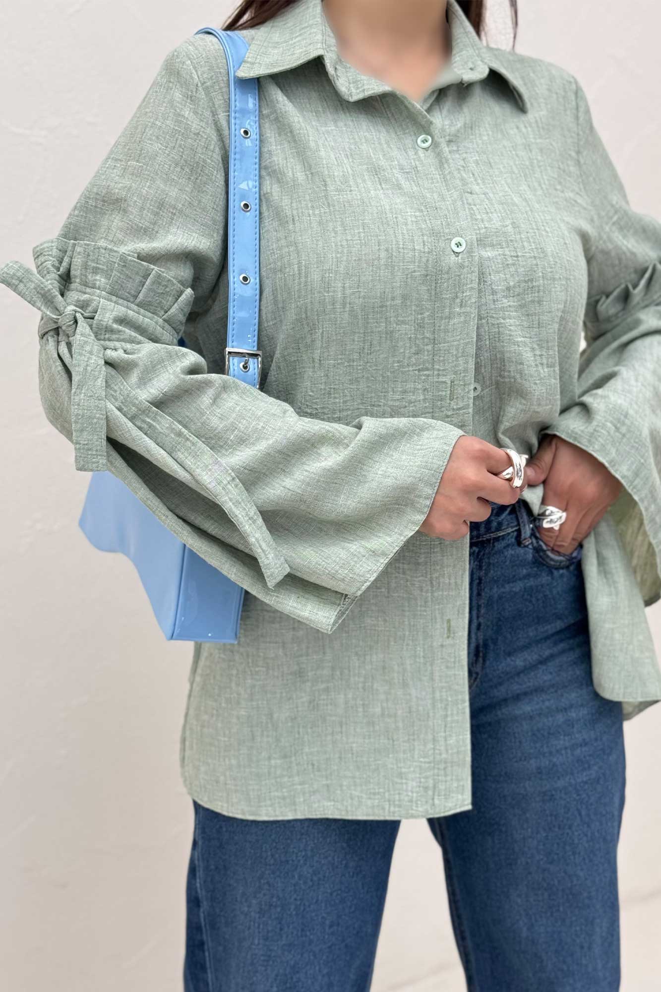 شومیز مانتویی شانتون زارا لویسا