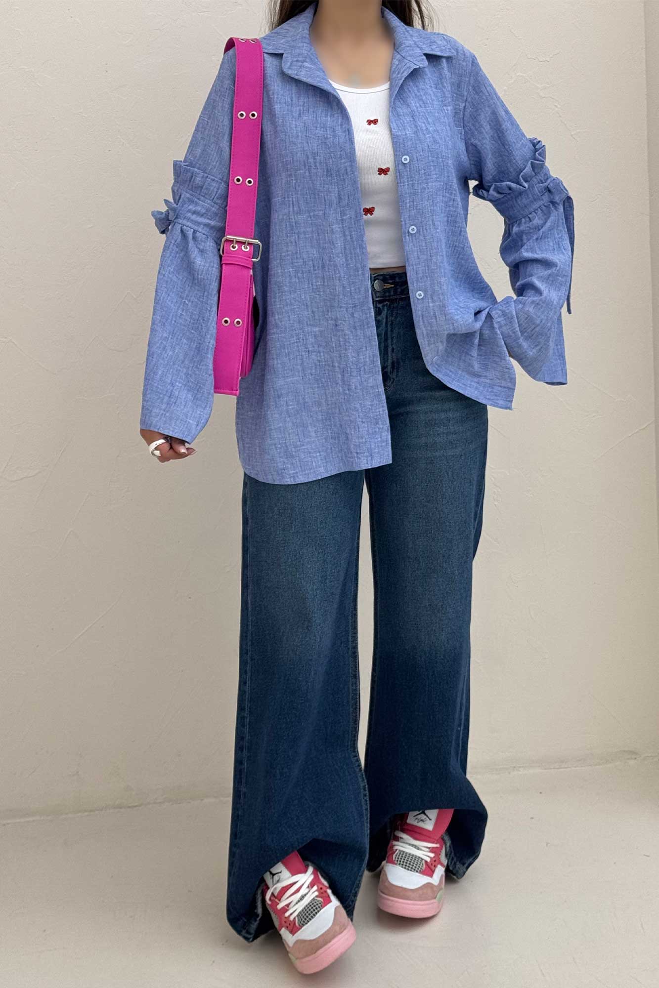 شومیز مانتویی شانتون زارا لویسا