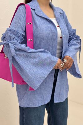 شومیز مانتویی شانتون زارا لویسا