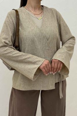 شومیز مانتویی چپ و راستی شانتون زارا