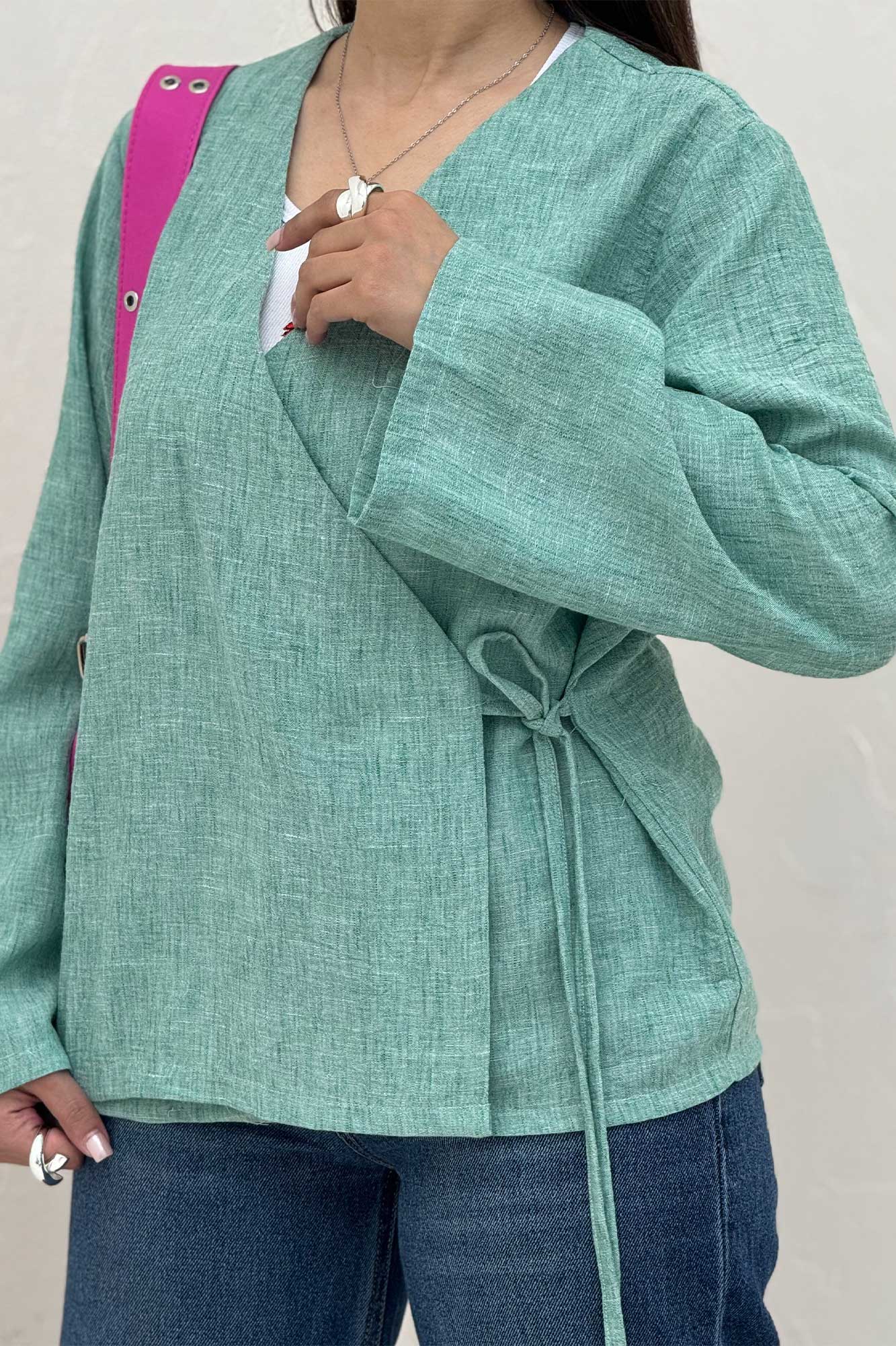 شومیز مانتویی چپ و راستی شانتون زارا