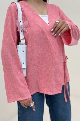 شومیز مانتویی چپ و راستی شانتون زارا