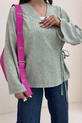 شومیز مانتویی چپ و راستی شانتون زارا