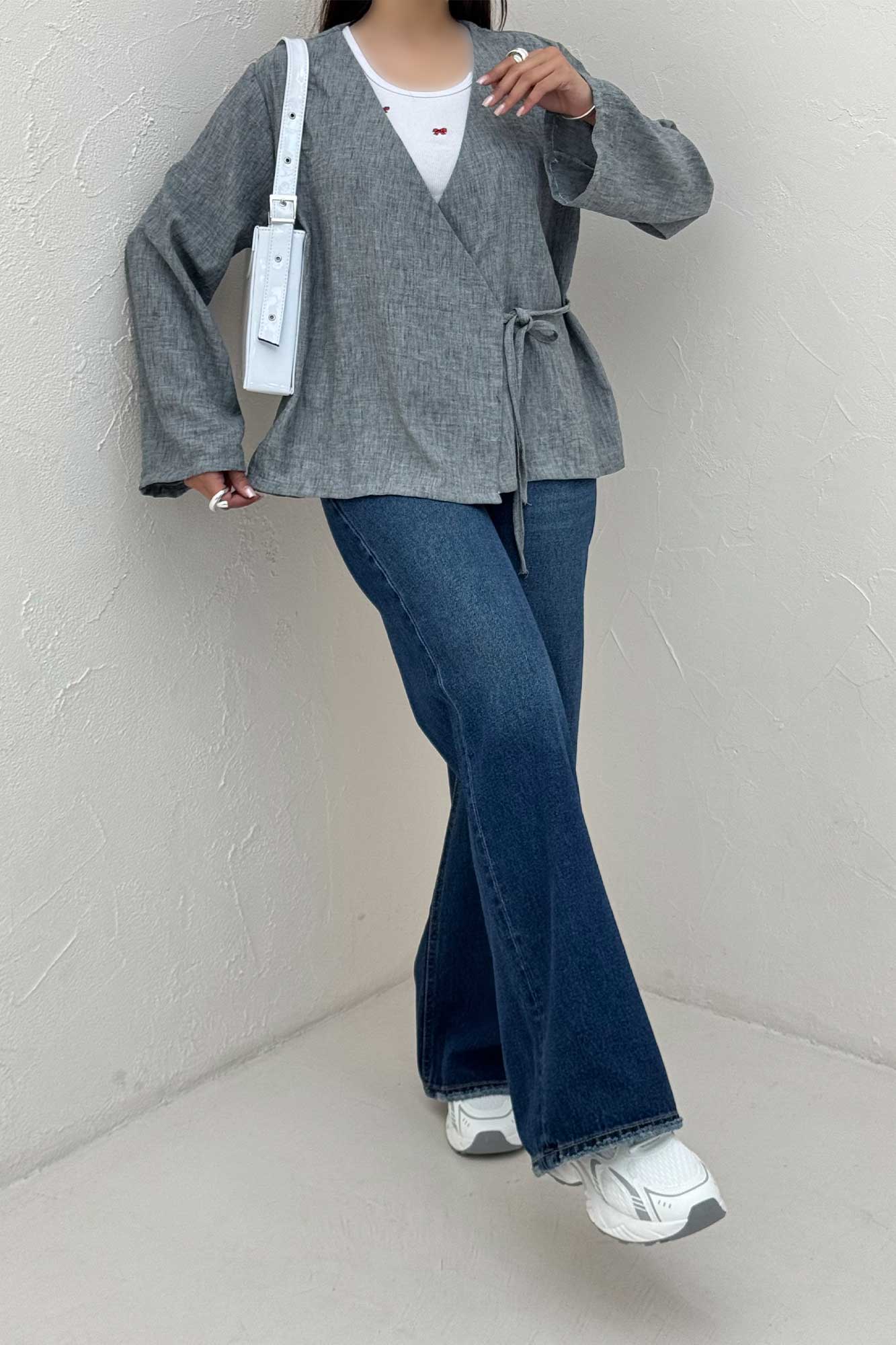 شومیز مانتویی چپ و راستی شانتون زارا