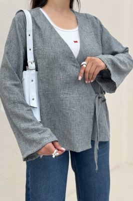 شومیز مانتویی چپ و راستی شانتون زارا