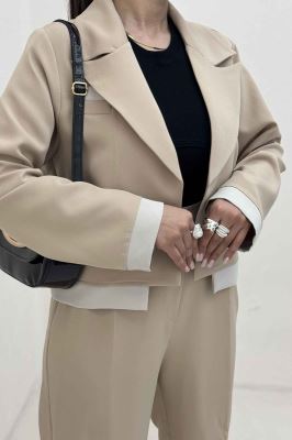 ست کت و شلوار مازراتی دو رنگ نازار