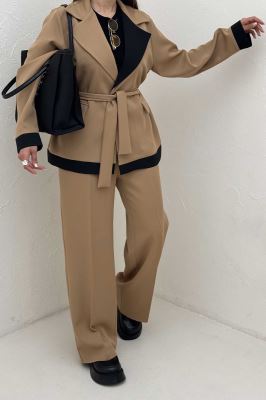 ست کت و شلوار مازراتی دورنگ پرنسس