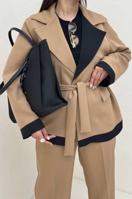 ست کت و شلوار مازراتی دورنگ پرنسس