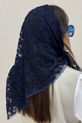 روسری سه گوش گیپور طرح 5