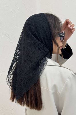 روسری سه گوش گیپور طرح یازده