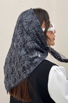 روسری سه گوش گیپور طرح پنج 