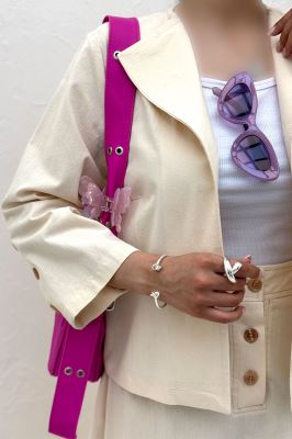 ست کت و دامن لینن ستاره