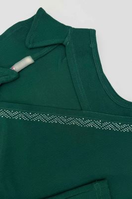 تاپ فانریپ یقه کج نگین دار