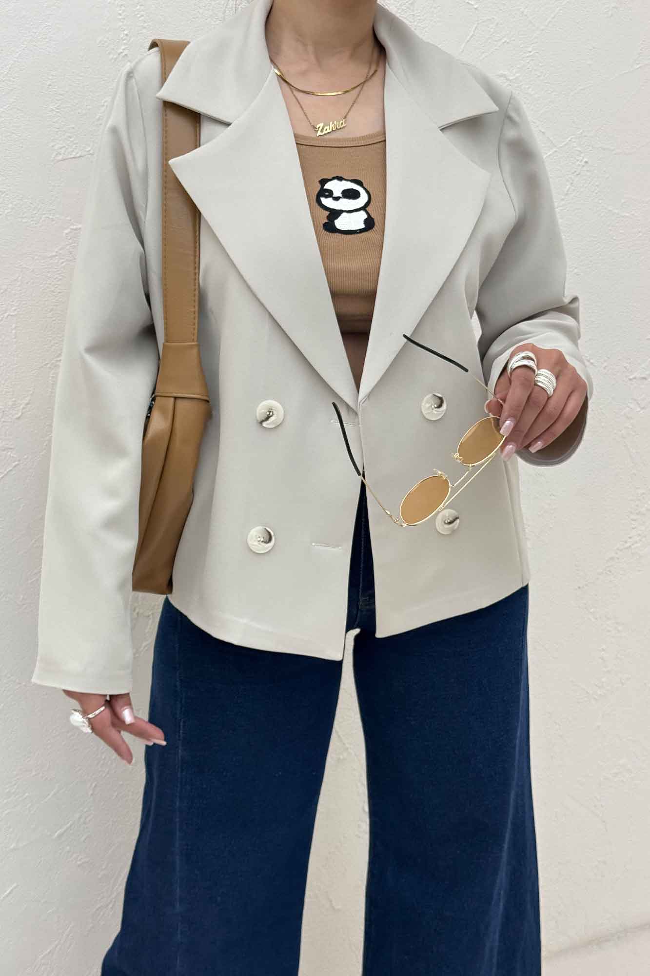 کت مازراتی کمر ساسون کاپوچینو