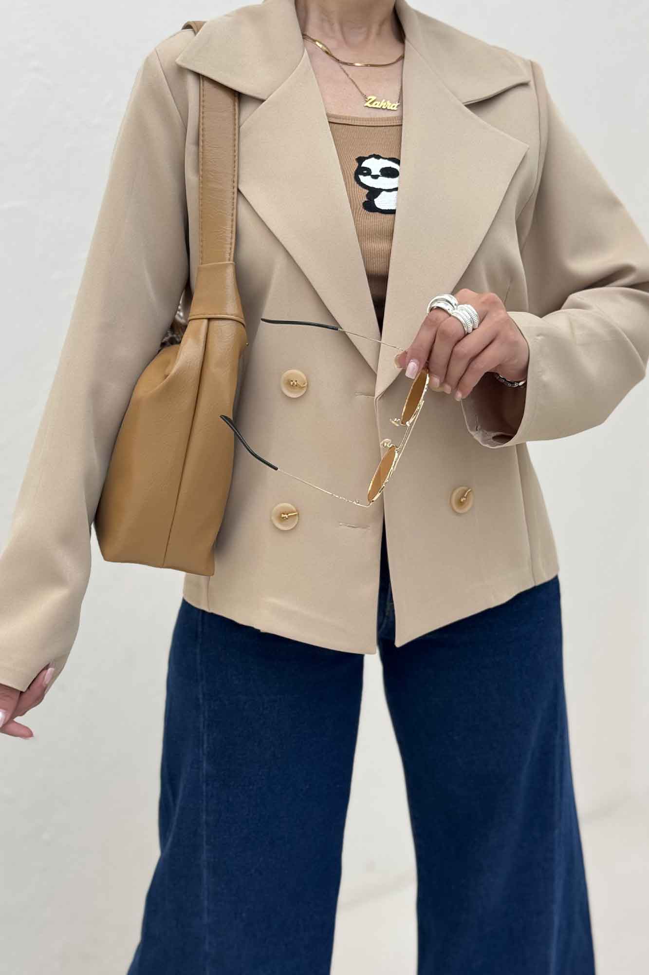 کت مازراتی کمر ساسون کاپوچینو