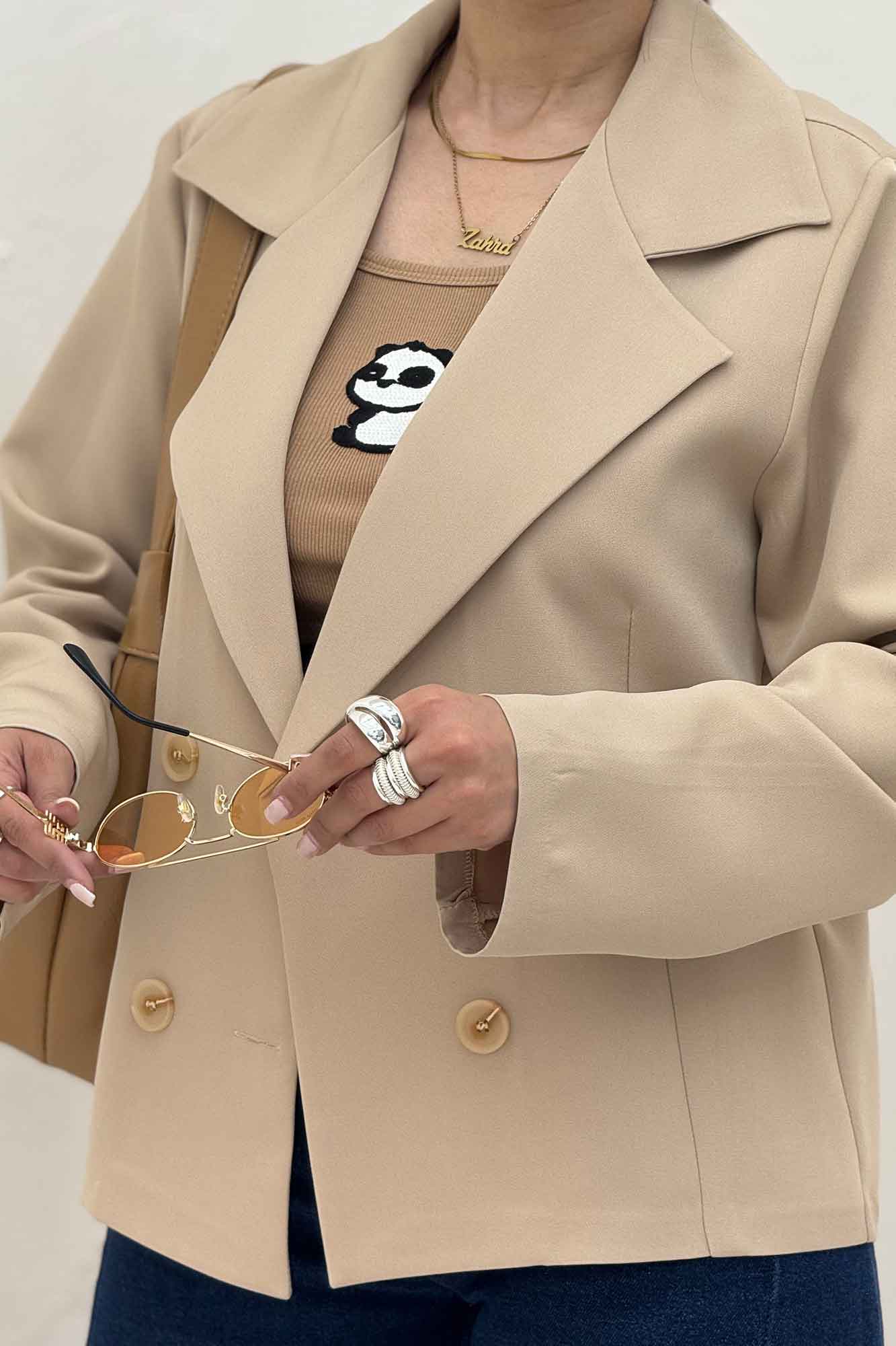 کت مازراتی کمر ساسون کاپوچینو