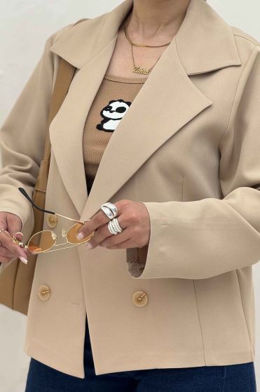 کت مازراتی کمر ساسون کاپوچینو