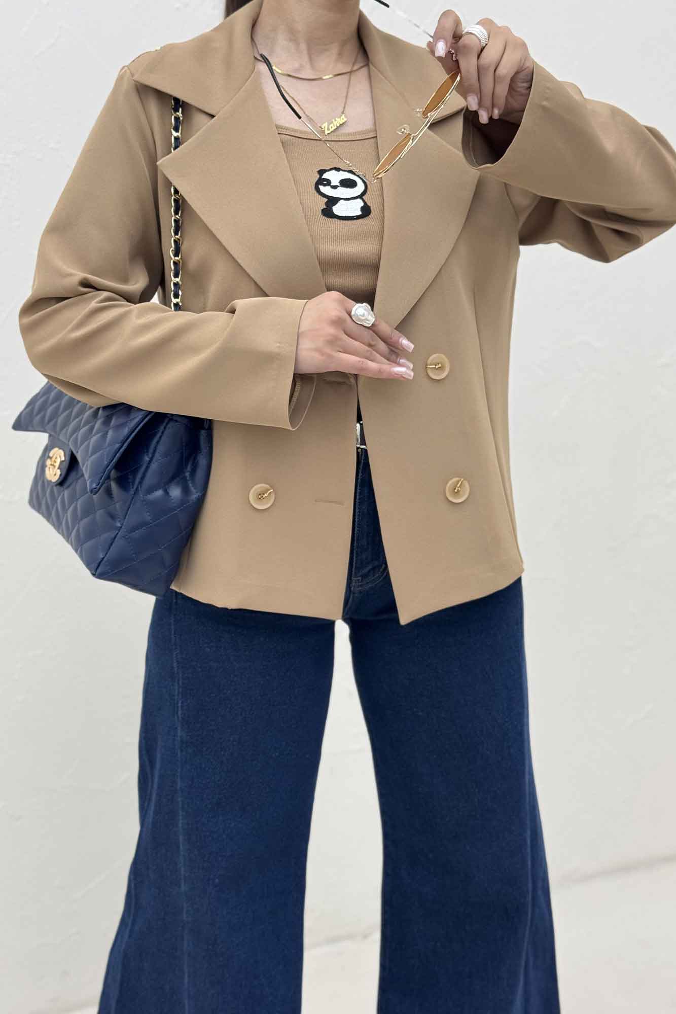 کت مازراتی کمر ساسون کاپوچینو