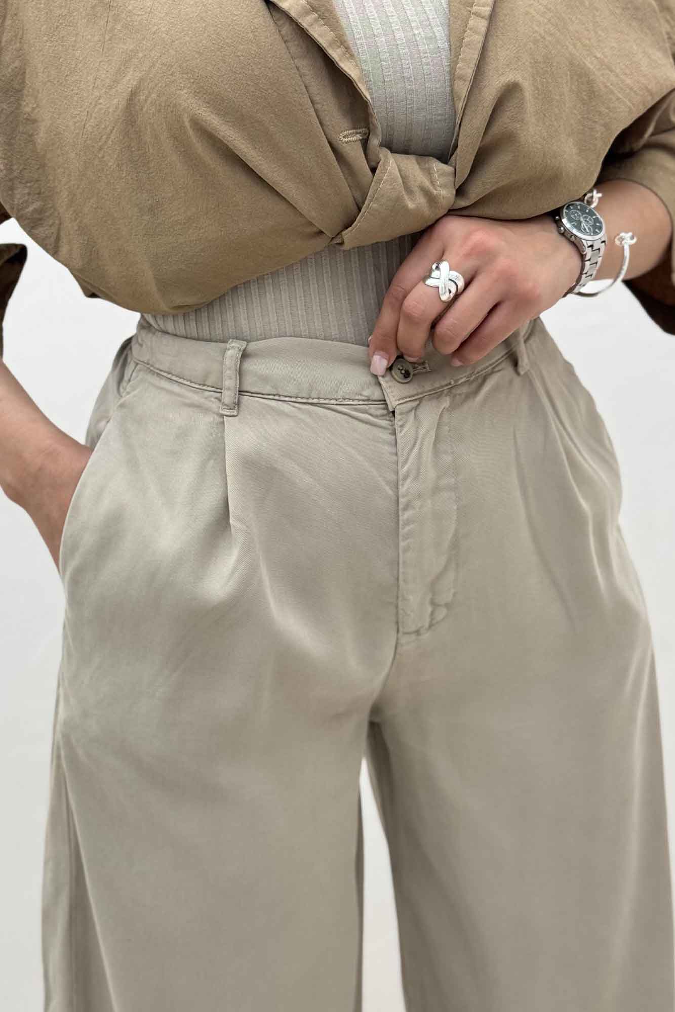 شلوار سیلک بگ پشت کش