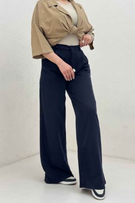 شلوار سیلک بگ پشت کش