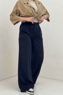 شلوار سیلک بگ پشت کش