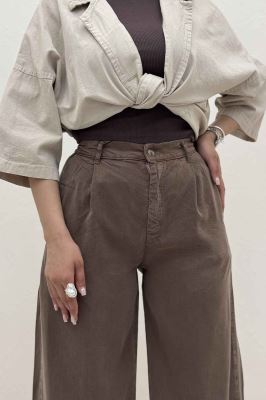 شلوار سیلک بگ پشت کش