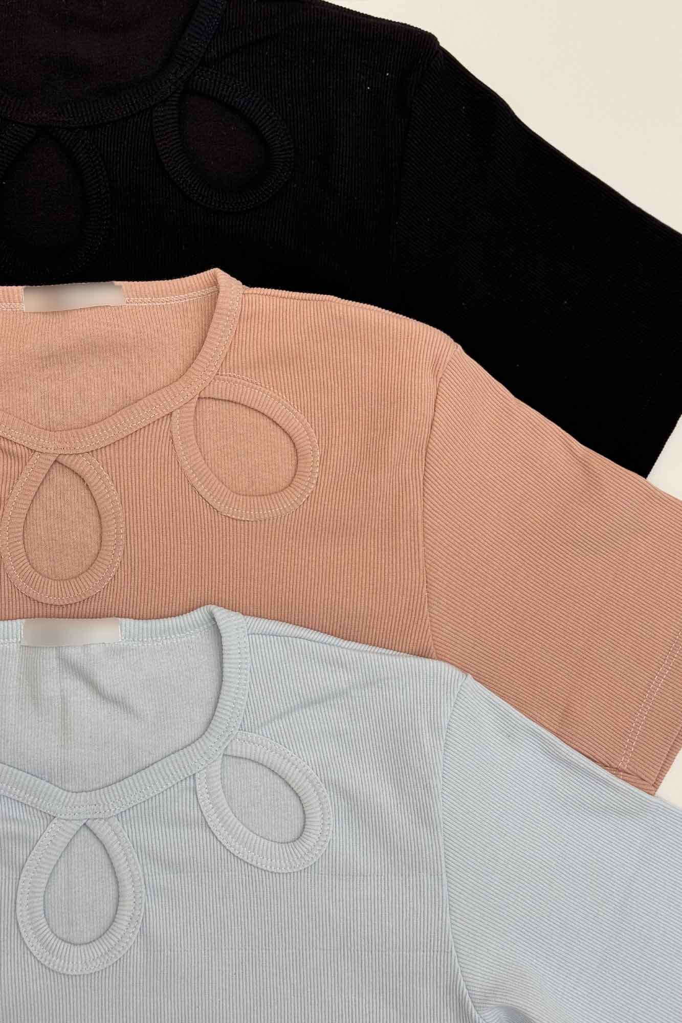 تیشرت فانریپ یقه سه اشک کد 5031