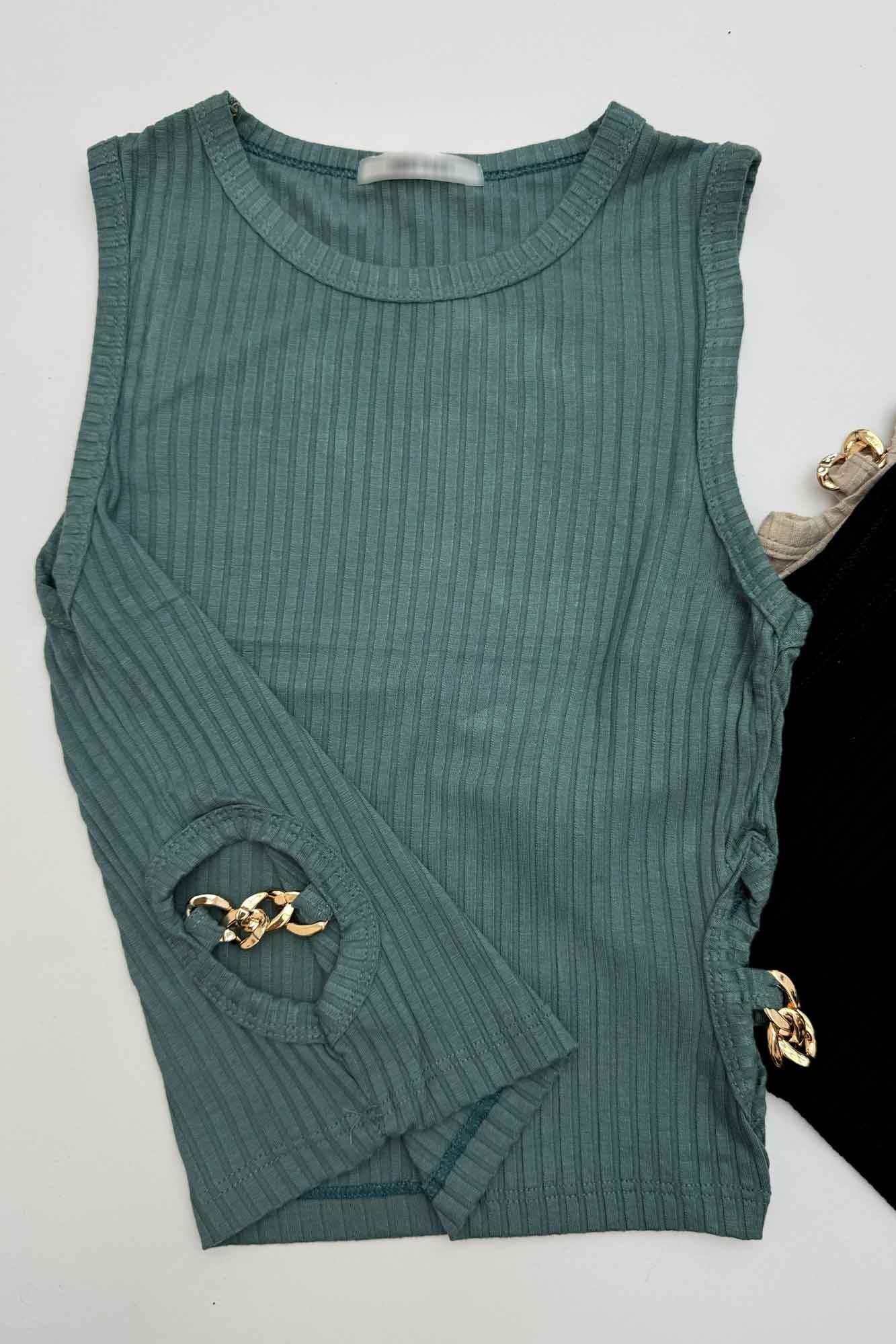 تاپ کبریتی بغل زنجیر کد 451